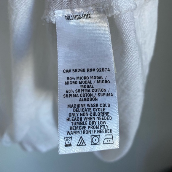 Splendid T-shirt, Medium, White - Picture 5 of 7